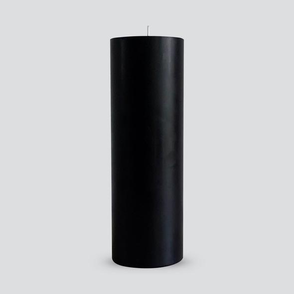 Black Pillar Candles