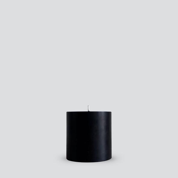 Black Pillar Candles