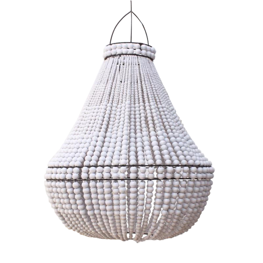 Contrast Beaded Chandelier - Large