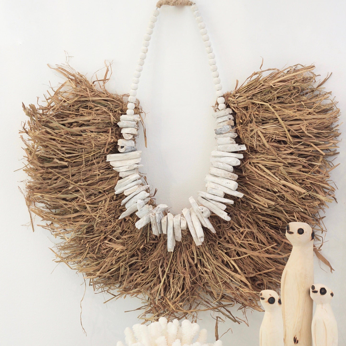 Leila Seagrass Driftwood Necklace