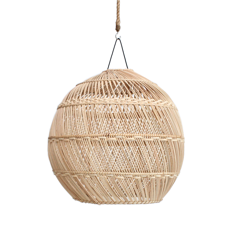 Round Rattan Pendant