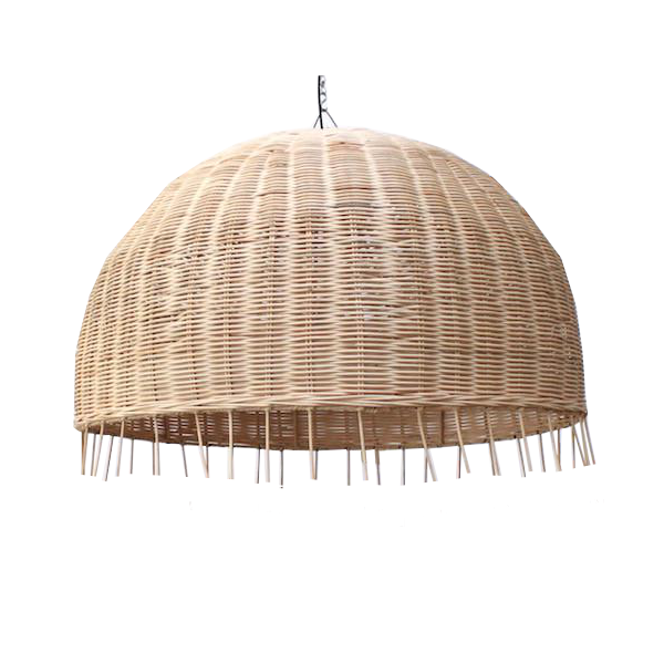 Rattan Pendant - Natural Large