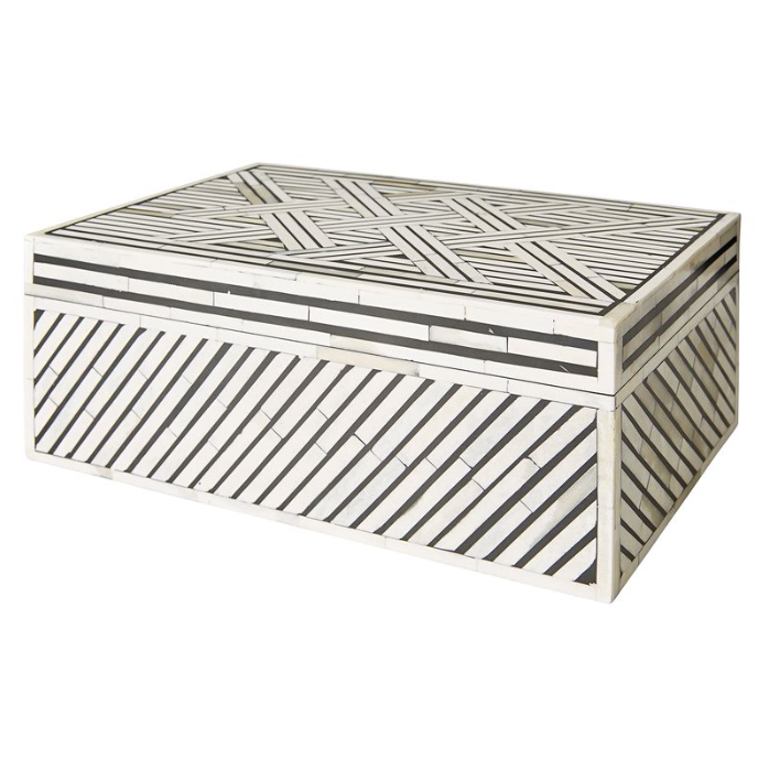 Bone Inlay Boxes - Black & White