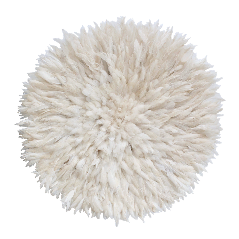 Bamileke Juju Hats - White