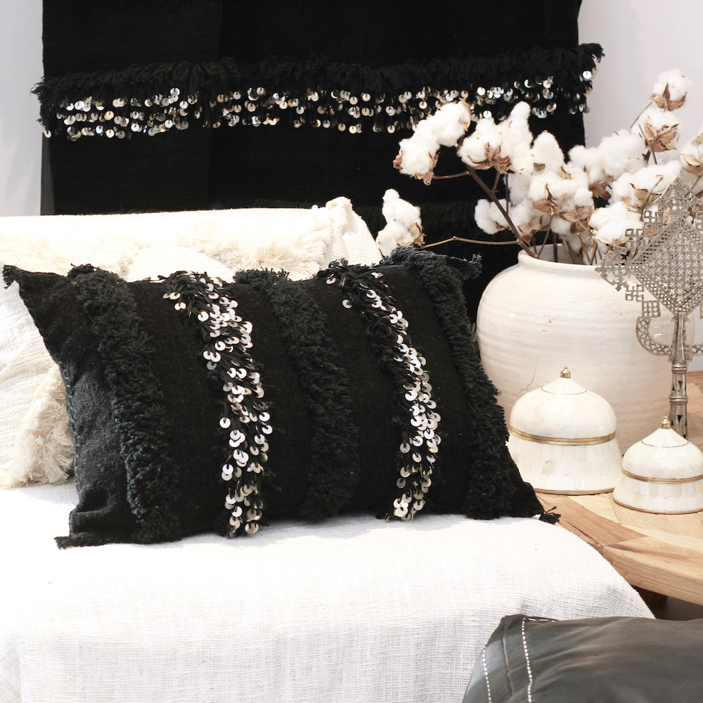 Moroccan Cushion w/ Sequins