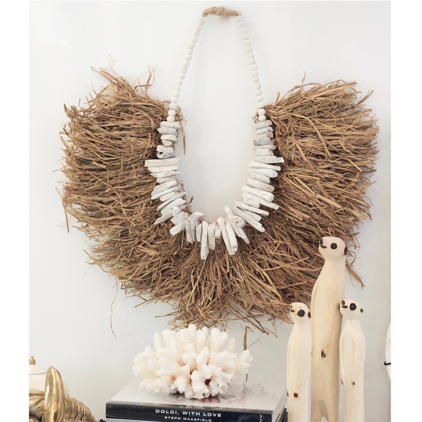 Leila Seagrass Driftwood Necklace