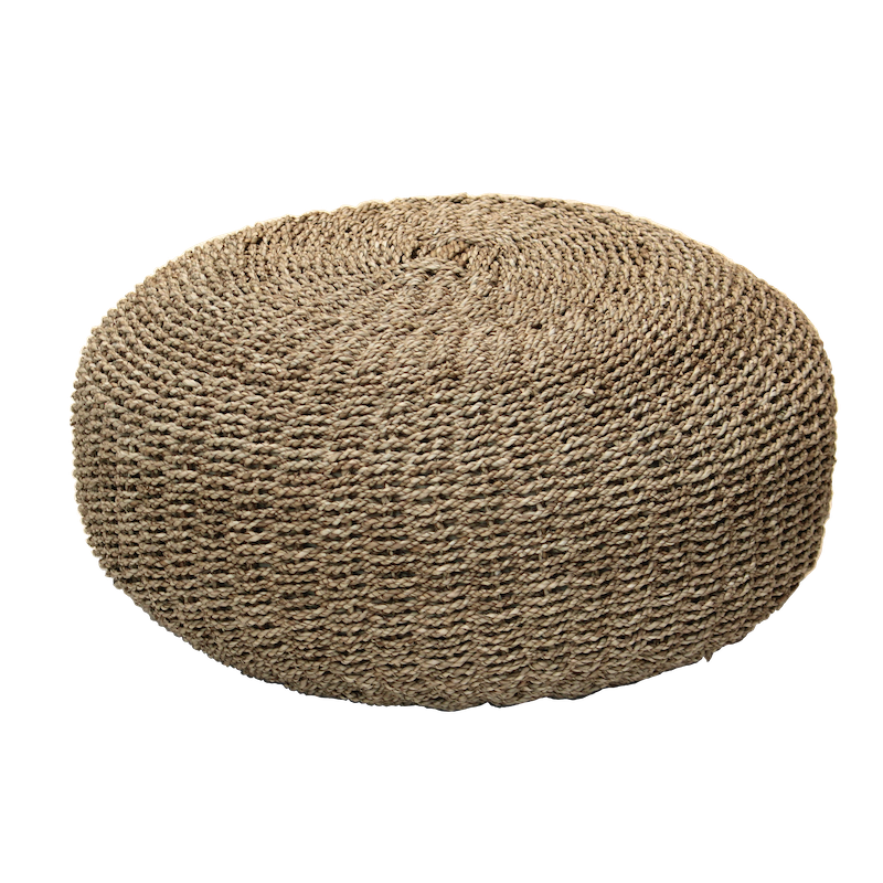 Seagrass Pouffe - Natural