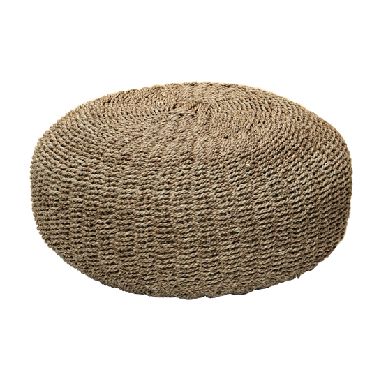 Seagrass Pouffe - Natural